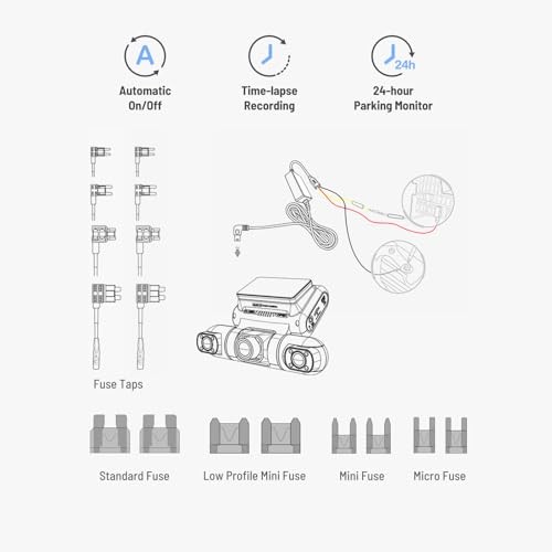 Smart Acc Hardwire Kit Dash Cam Parking Mode Monitor