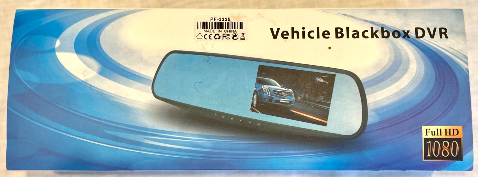 DASH CAMERA- BLACKBOX DVR-NEW IN BOX- 4.3 “