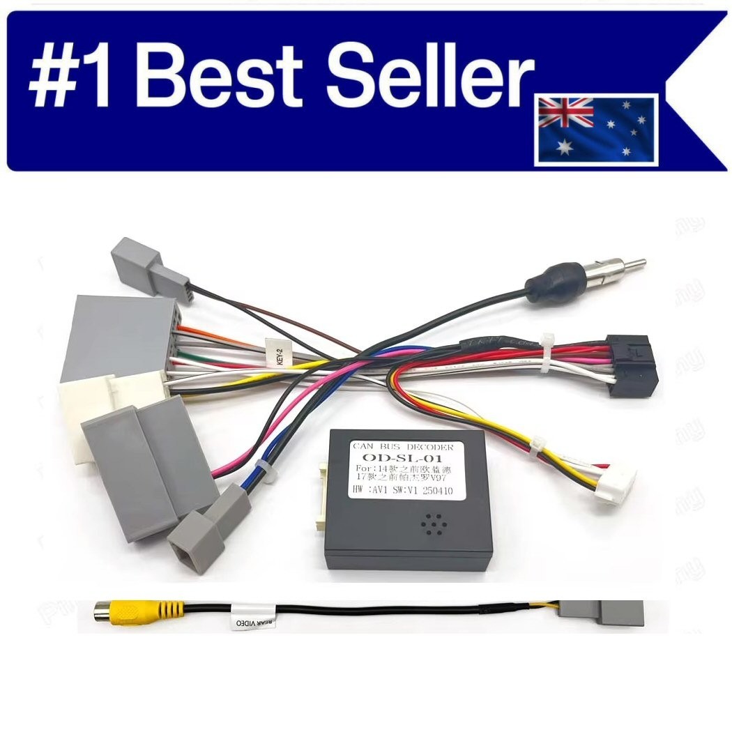 ANDROID ROCKFORD POWER CABLE HARNESS CANBUS FOR MITSUBISHI OUTLANDER XL