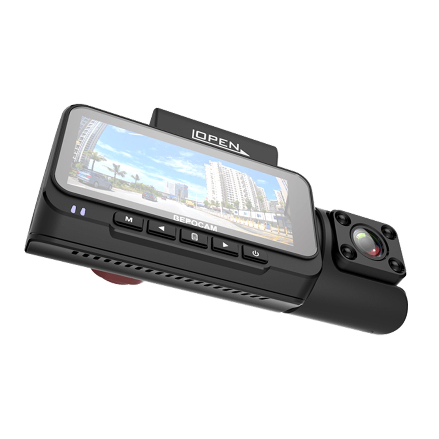 3 Channel 4K+1080P Car Dash Cam 5G WiFi Built-in for GPS