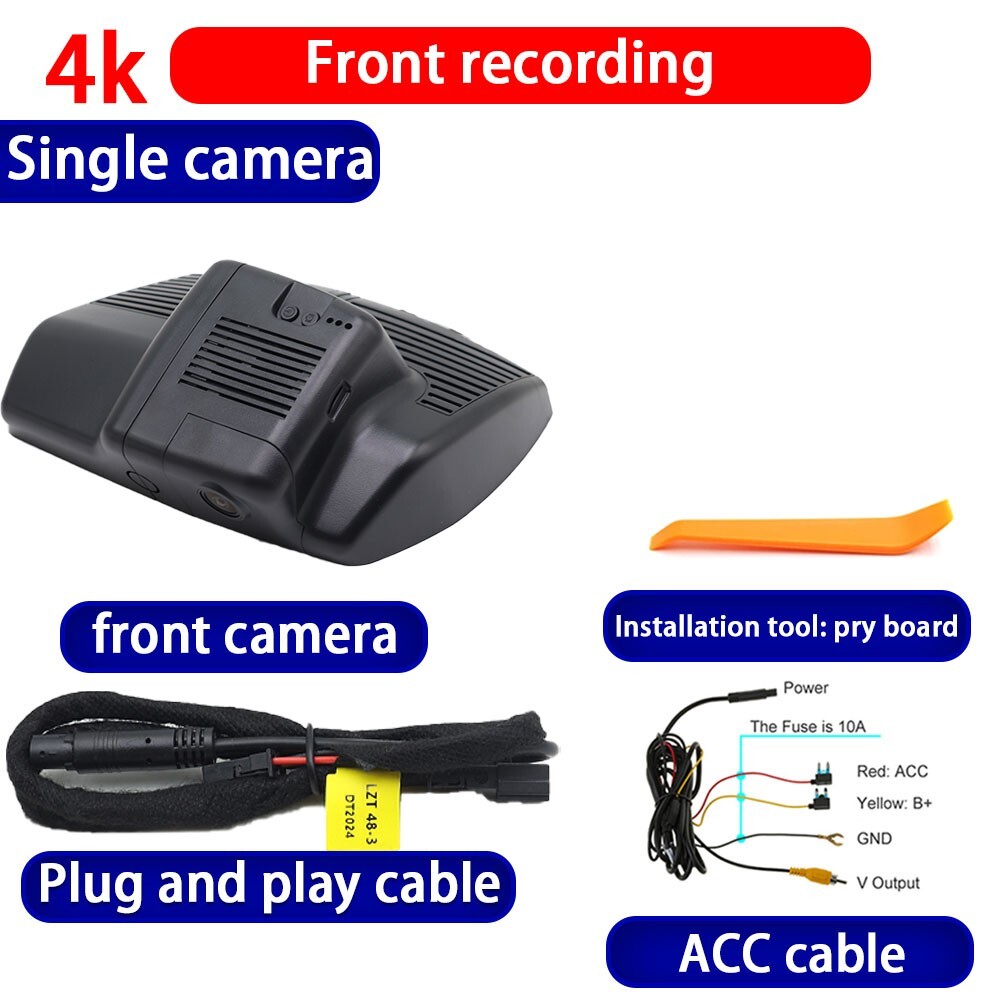 4K 2160P Wifi DVR Dash Cam Camera for Trumpchi GAC Emkoo GS4 Max 3 III 2022-2025