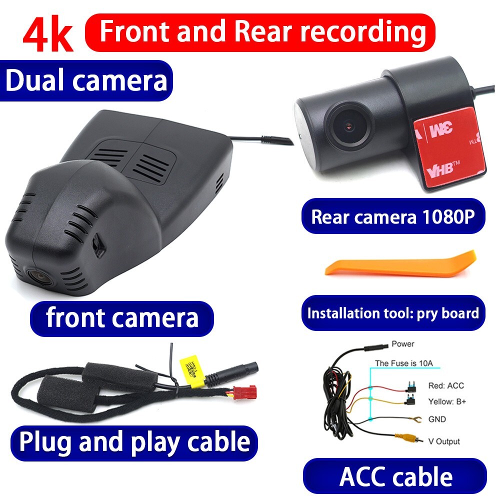 4K UHD Wifi DVR Dash Cam Camera For BMW 1 2 Series F40 F44 Gran Coupe 2019–2025