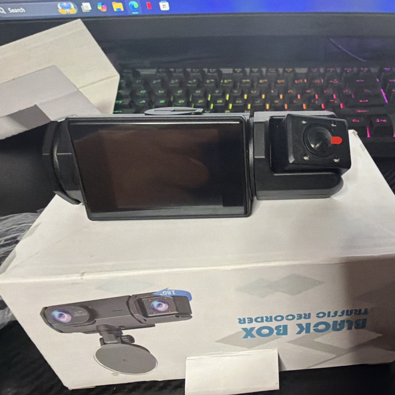 Black Box Traffic Recorder Dash Cam | Full HD 1080p | Rear/Front View