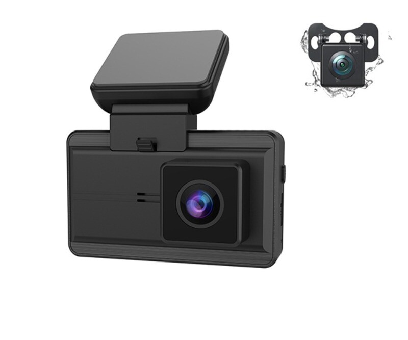 4K Full HD Dual Lens Front and Rear Dash Cam Car Black Box Video Drive Recorder