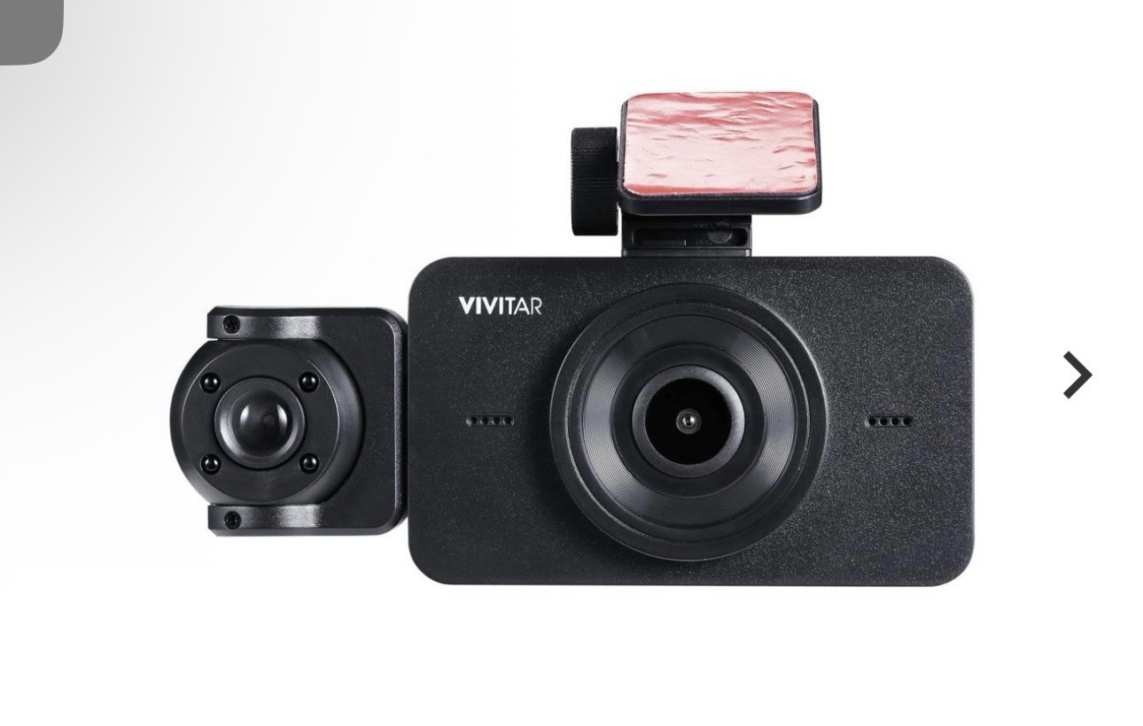 Vivitar 4K AI Smart Dashcam with Dual Cameras and Smart Alerts – 919-764