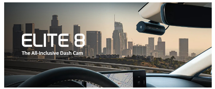 BlackVue Elite 8-1CH Dash Cam –2K QHD Front Camera with STARVIS 2 Sensor (512GB)