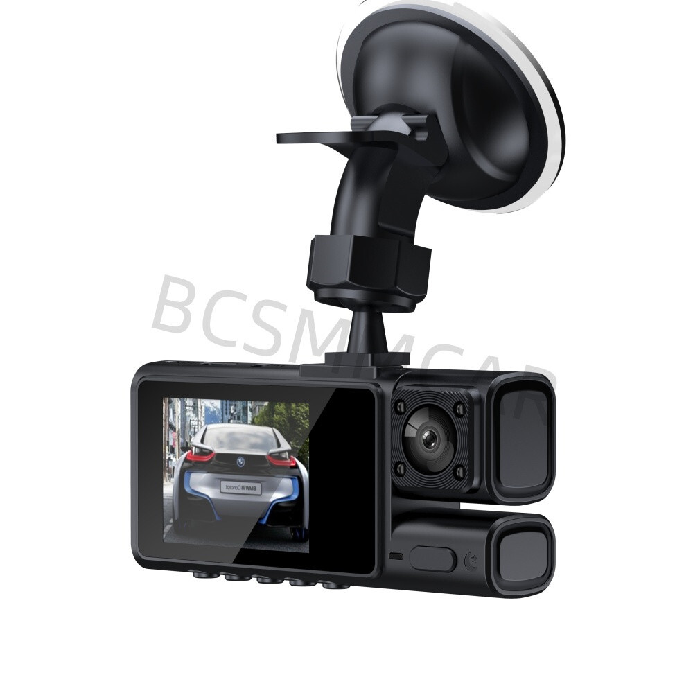 Wifi Car DVR Dual Lens Dash Cam Front/Rear/Inside Video Recorder Camera G-sensor