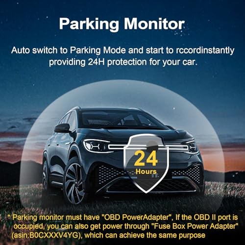 Front 4K & Rear 1080p Dash Cam for Ford Ford-Fusion-Front 4k & Rear 1080p