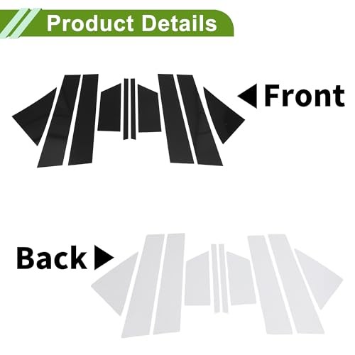 Door Pillar Window Trim for Chrysler 200 2011-2014 Front Rear Left Right Black