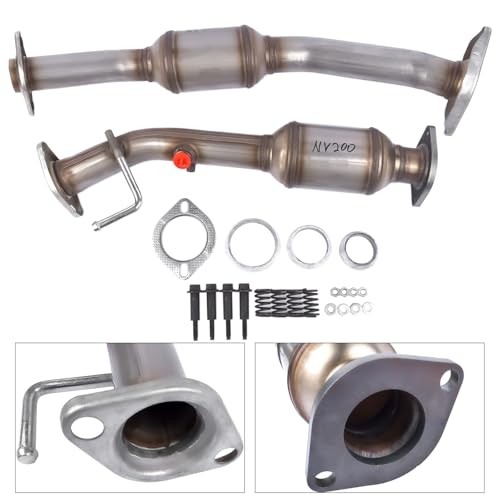 Front & Rear Catalytic Converters Set Compatible with Nissan NV200 2.0L 2013