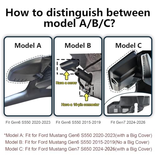 Front 4K & Rear 1080p Dash Cam for Model A Ford-Mustang- Front 4k & Rear 1080p