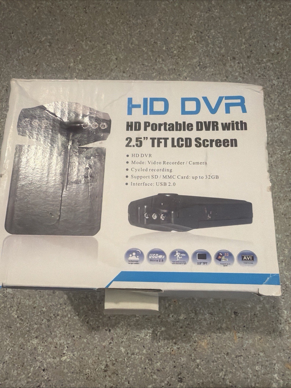 HD Portable DVR with 2.5″ TFT LCD Screen Dash Cam Video Recorder/Camera Car
