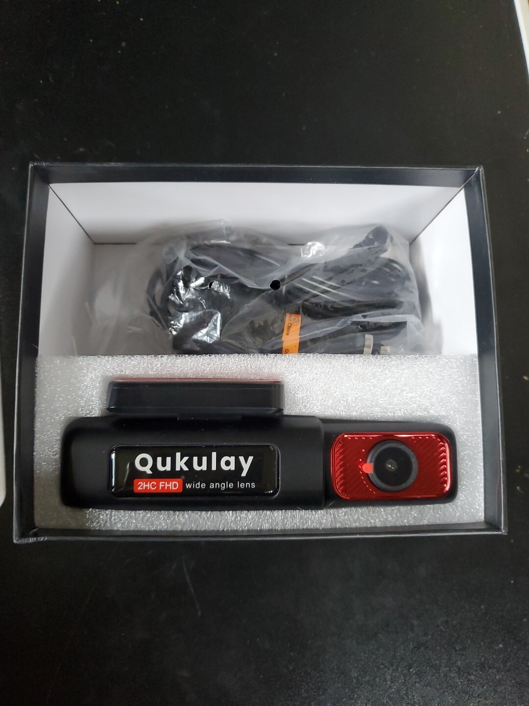 Qukulay 4k Dash Cam | 2HC FHD 170 Degree Wide Angle Lens | 3″ IPS Screen