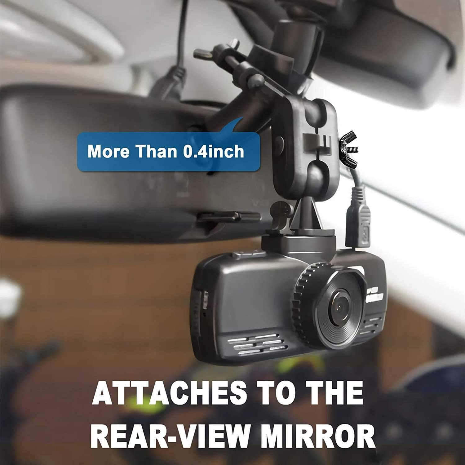 Dash Cam Mount, Universal Dash Camera Rear View Mirror Mount Holder Kit