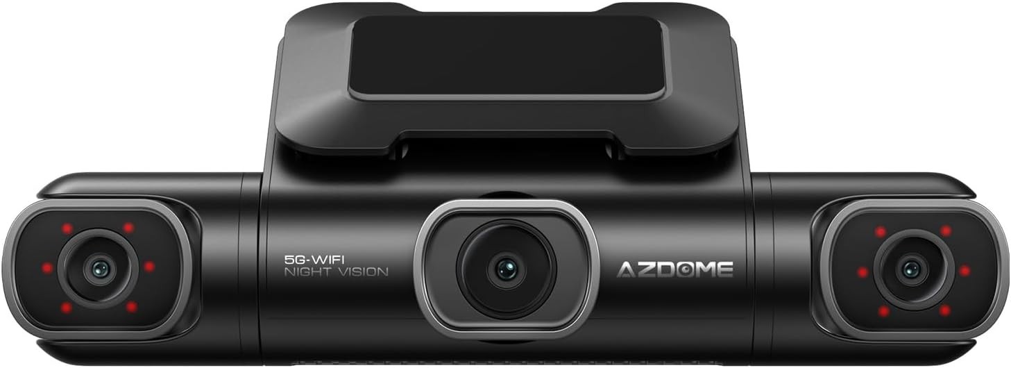 M660 360° 4 Channel Dash Cam for Cars with 128GB eMMC, 2K+1080P*3 | Motion De…