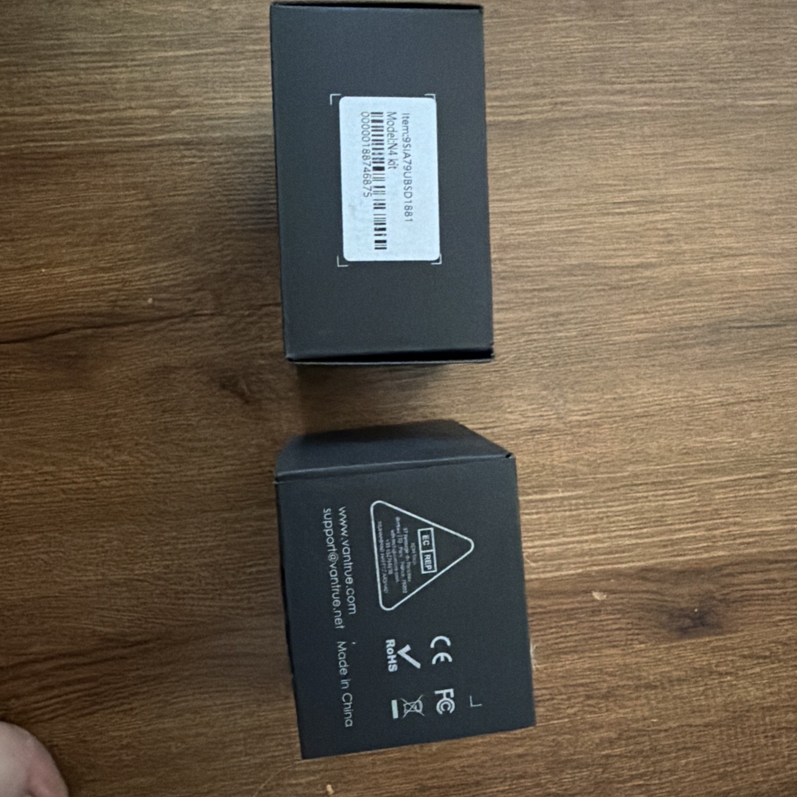 Vantrue Element 2 E2 2.5K WiFi GPS Dual Dash Camera Black