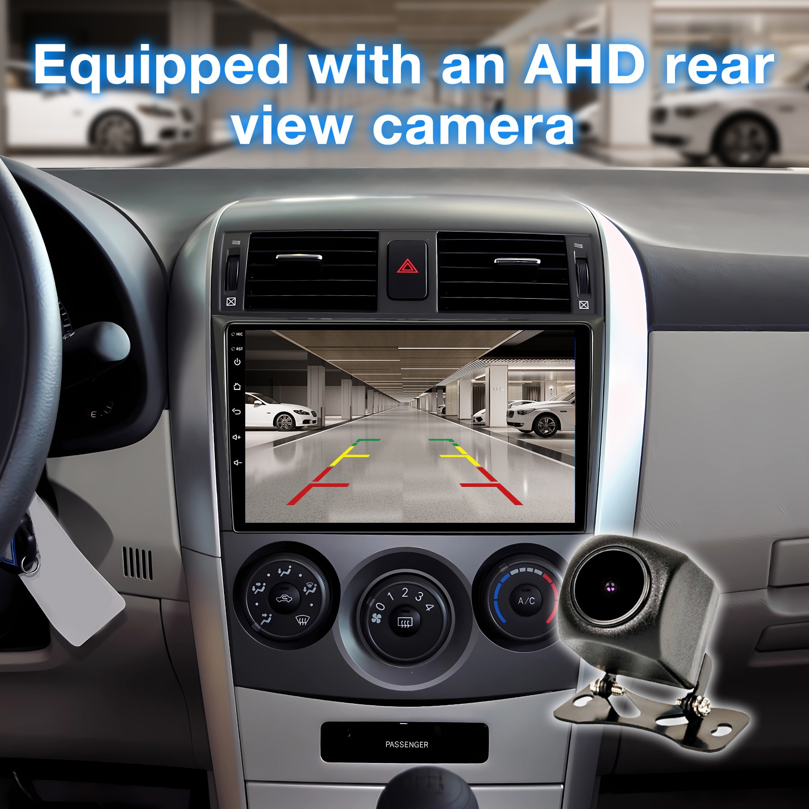 For Toyota Corolla 07-13 GPS Navigation Android 13 Car Stereo Radio WIFI Carplay