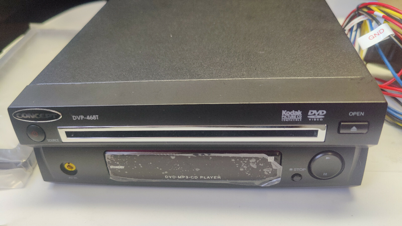 DEFECTIVE Concept DVP-468T Soft-Load DVD Player With TV Tuner