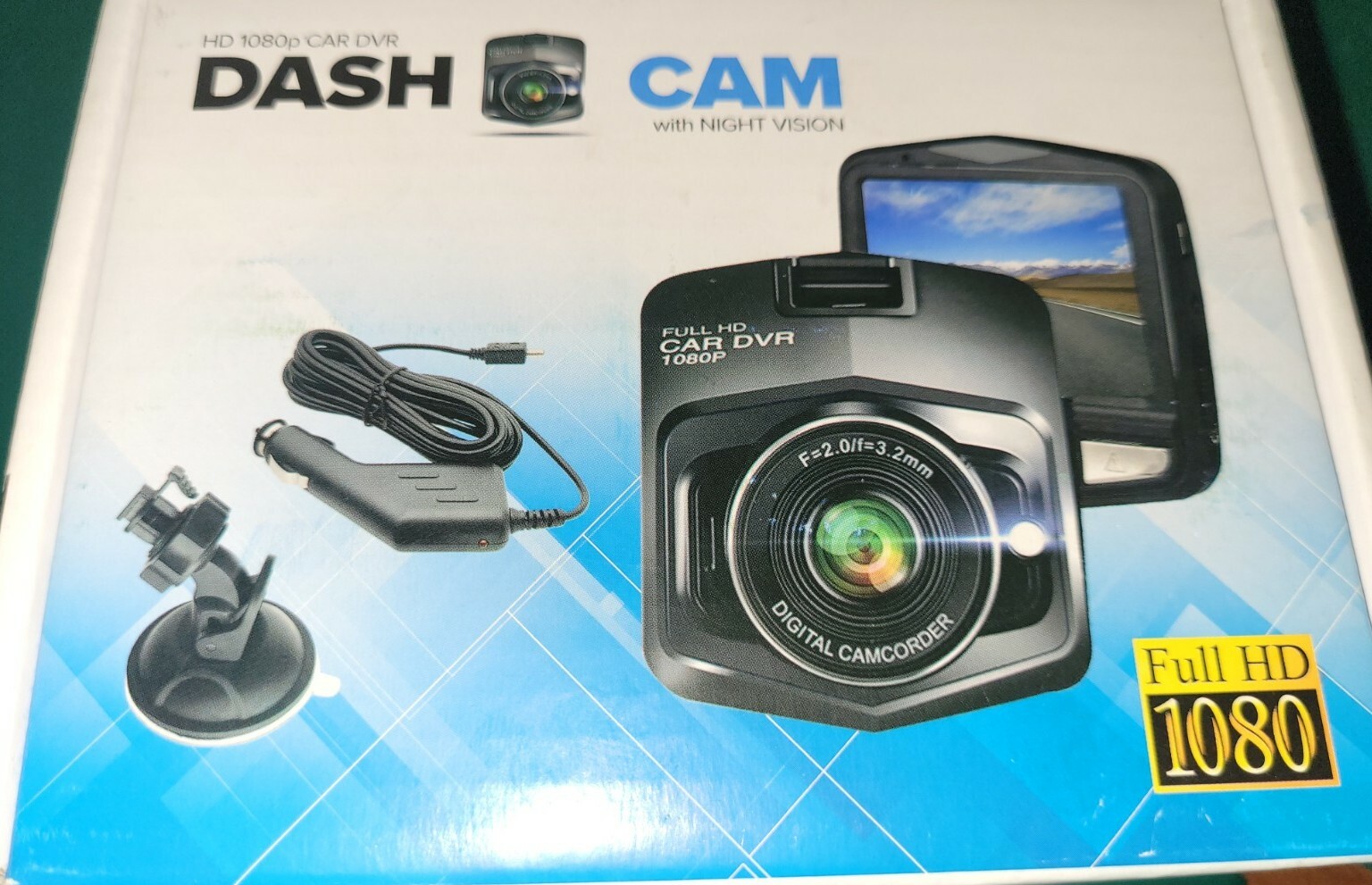 2.4” Full HD 1080P Dash Cam Car DVR Front or Rear Camera Night Vision G-sensor