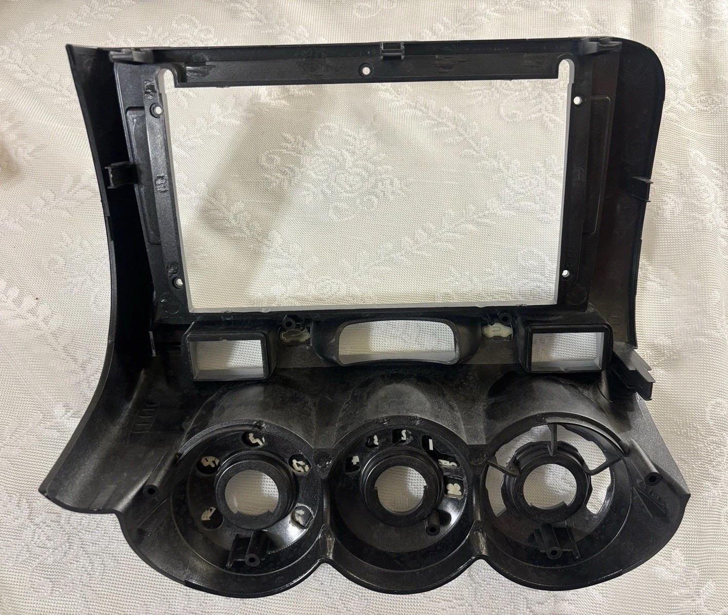 OEM Honda Fit Jazz Dash Bezel Silver Radio HVAC Trim LHD LCD Nav 2004-2008