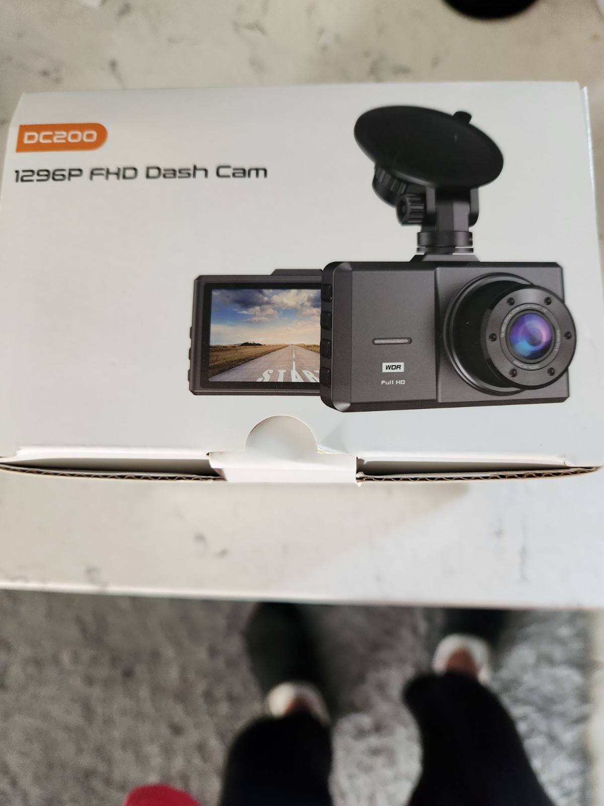 DC200 1296P FHD Dash Cam, New (in Box)