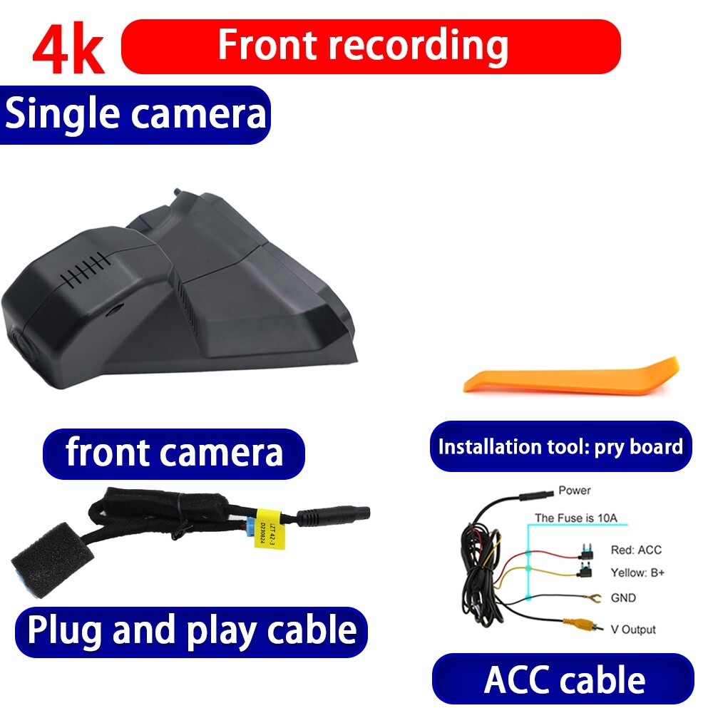 4K DVR Dash Cam Camera for Peugeot 508 R83 3008 P84 5008 P87 Citroen C5 Aircross