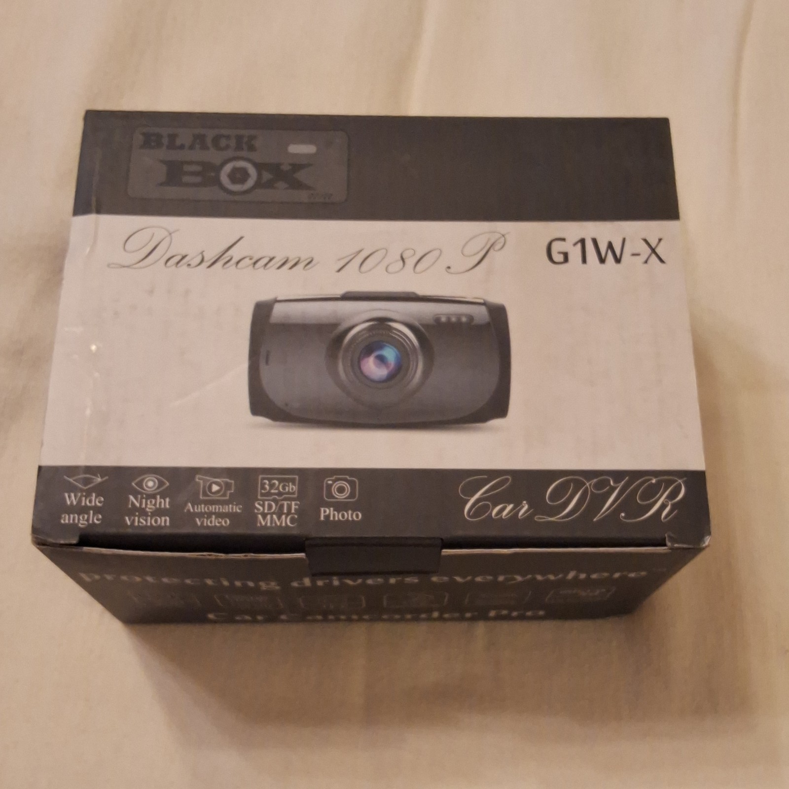 Black Box Dashcam G1W-X 1080p HDMI Car DVR with Auto Power and 2.7″ TFT