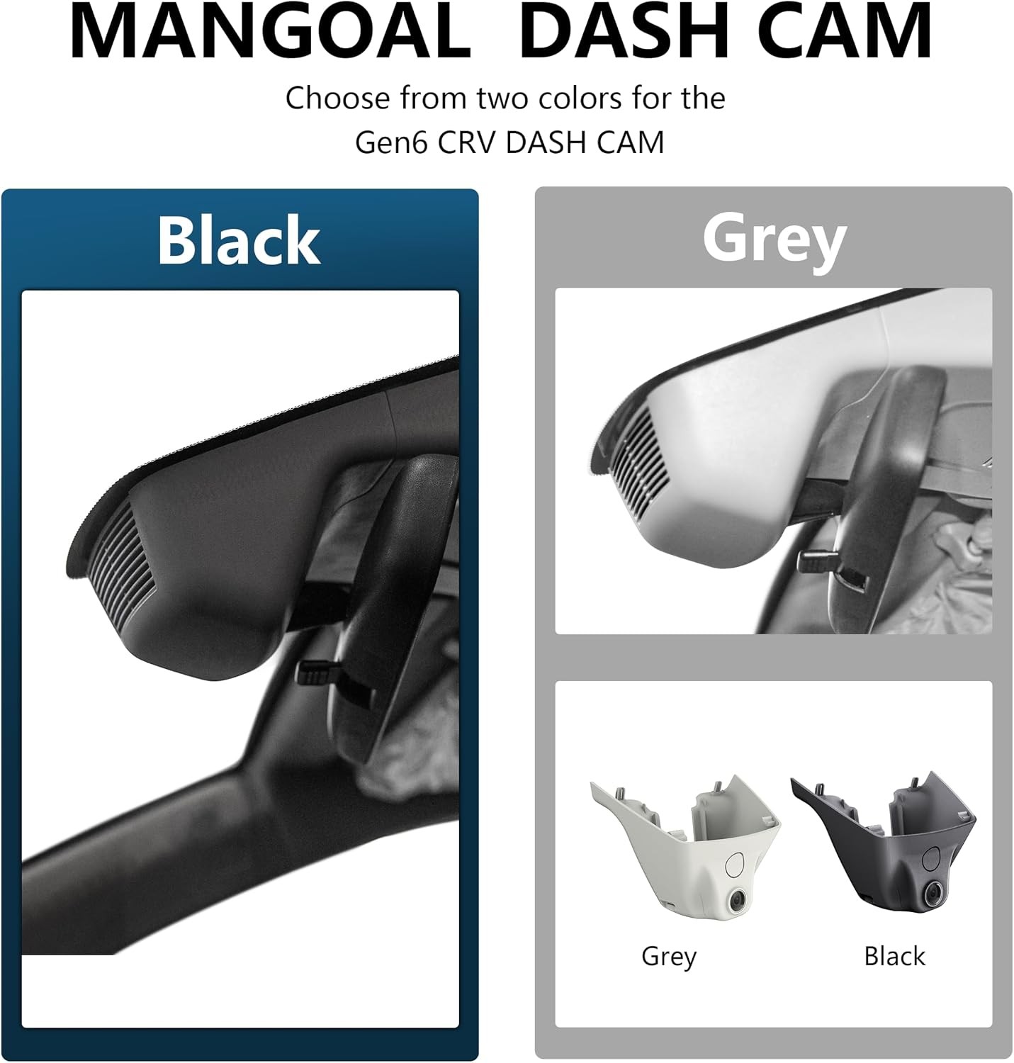 Mangoal Front 4K Dash Cam for Honda Gen6 CRV CR-V & CR-V Hybrid 2023-2026 OEM