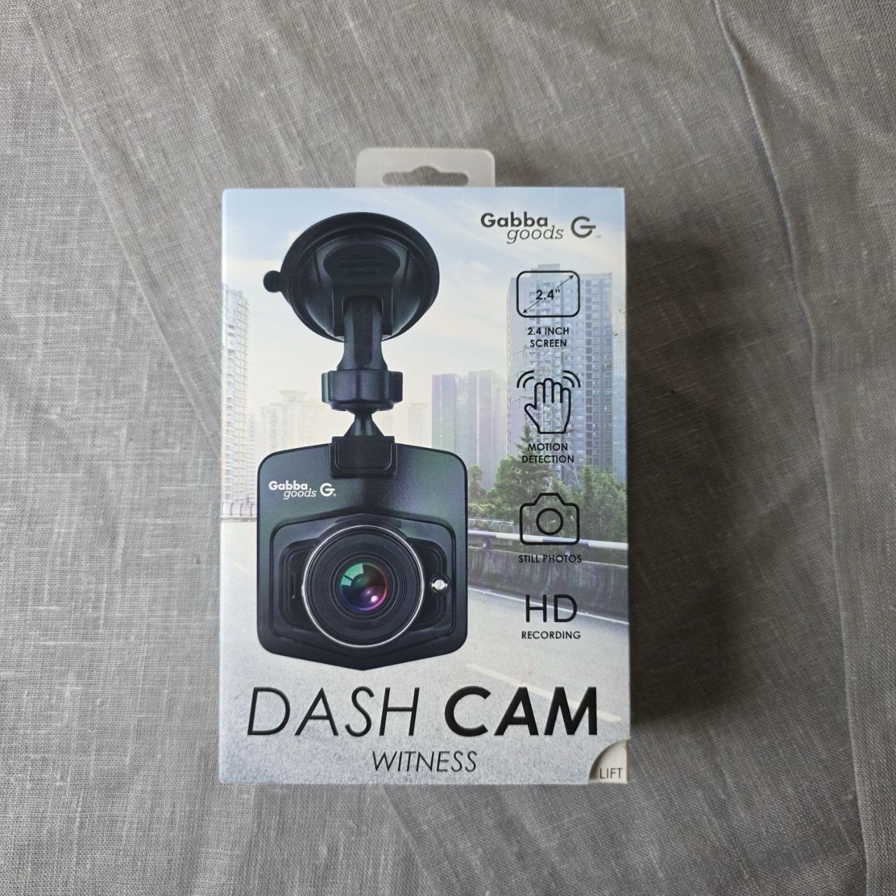 Gabba Goods Witness Dash Cam Vehicle Dashboard Camera NWT
