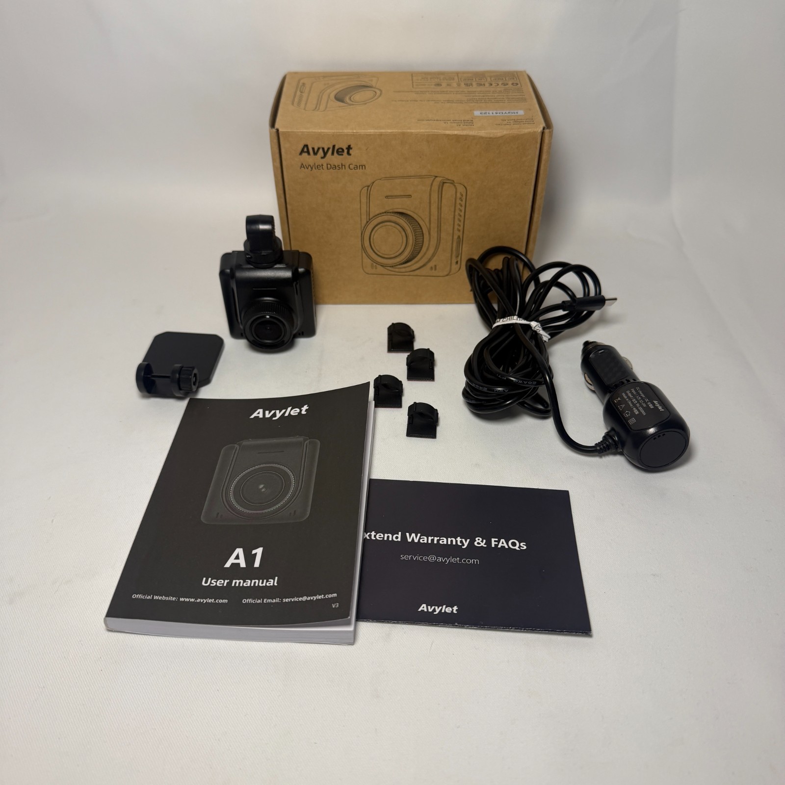 Avylet Dash Cam A1 Wi-Fi 2K Front Or Back Camera Parking Monitor Night Vision
