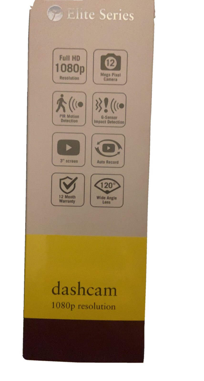 1080p resolution dash camera