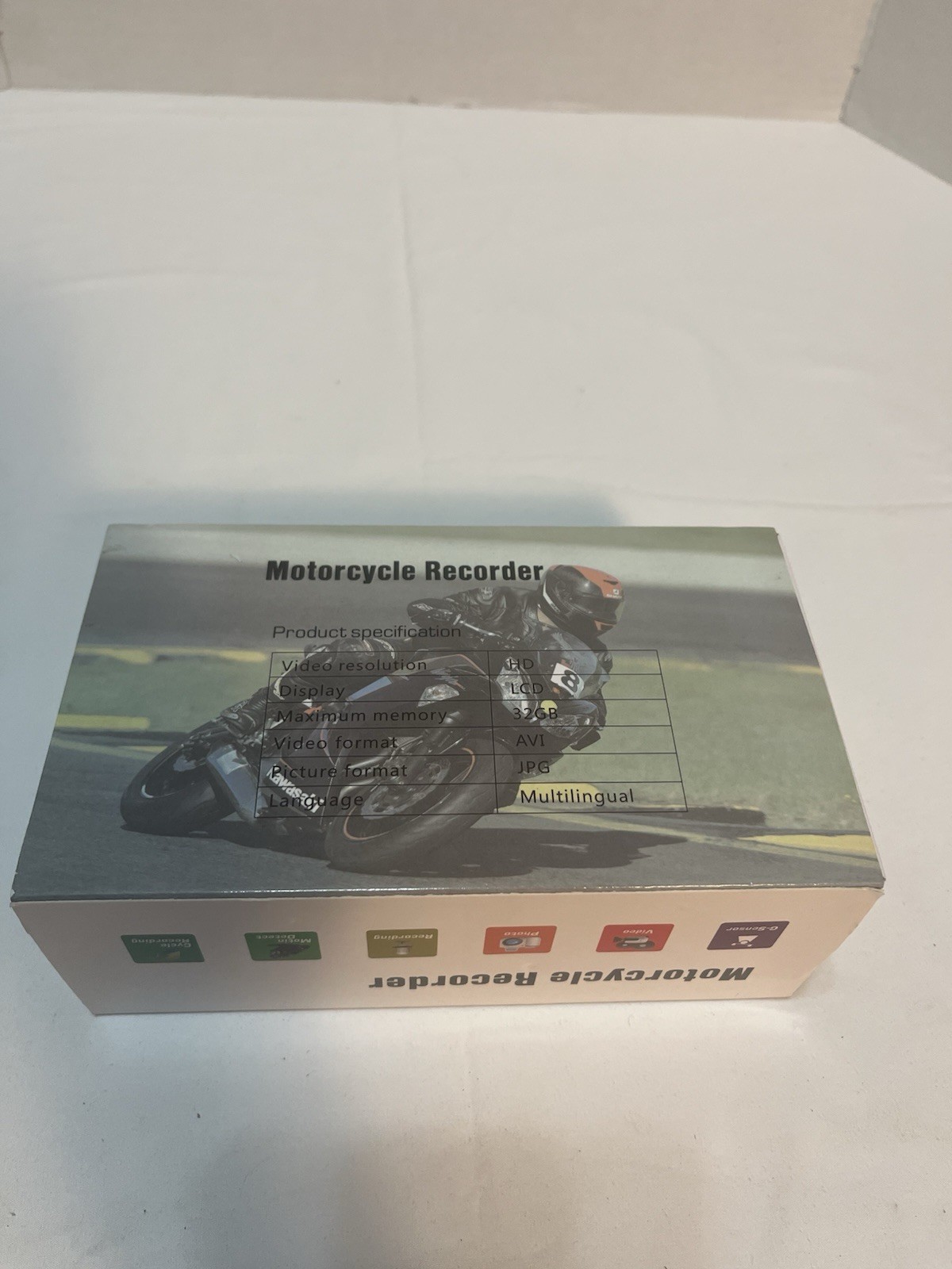 Motorcycle DVR Dual Camera Dash Cam Recorder
