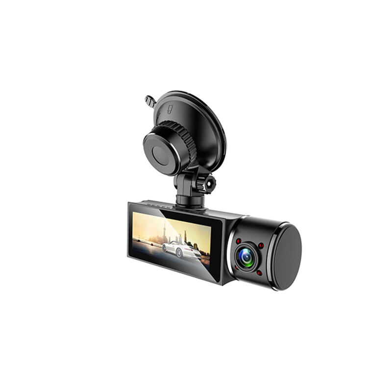 New 3.16inch IPS HD Screen Outside Inside Recording Night Vision Dual Lens 1080p