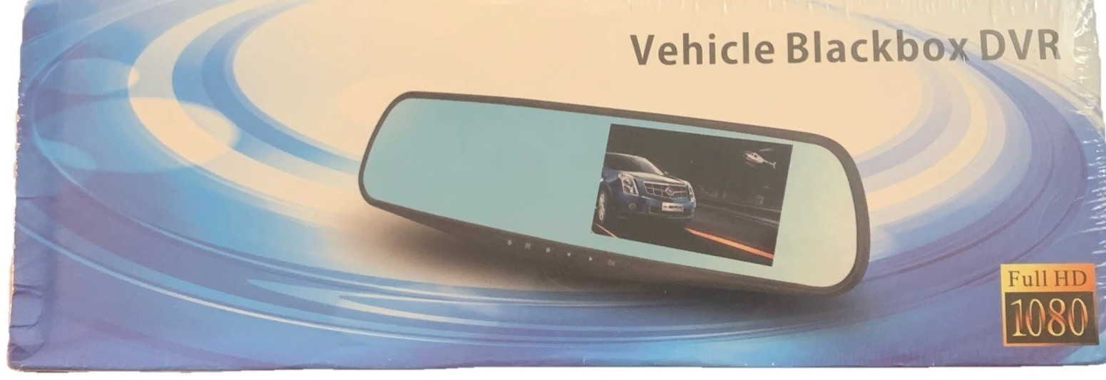 Mirror Dash Camera Blackbox Vehicle DVR Full HD 1080