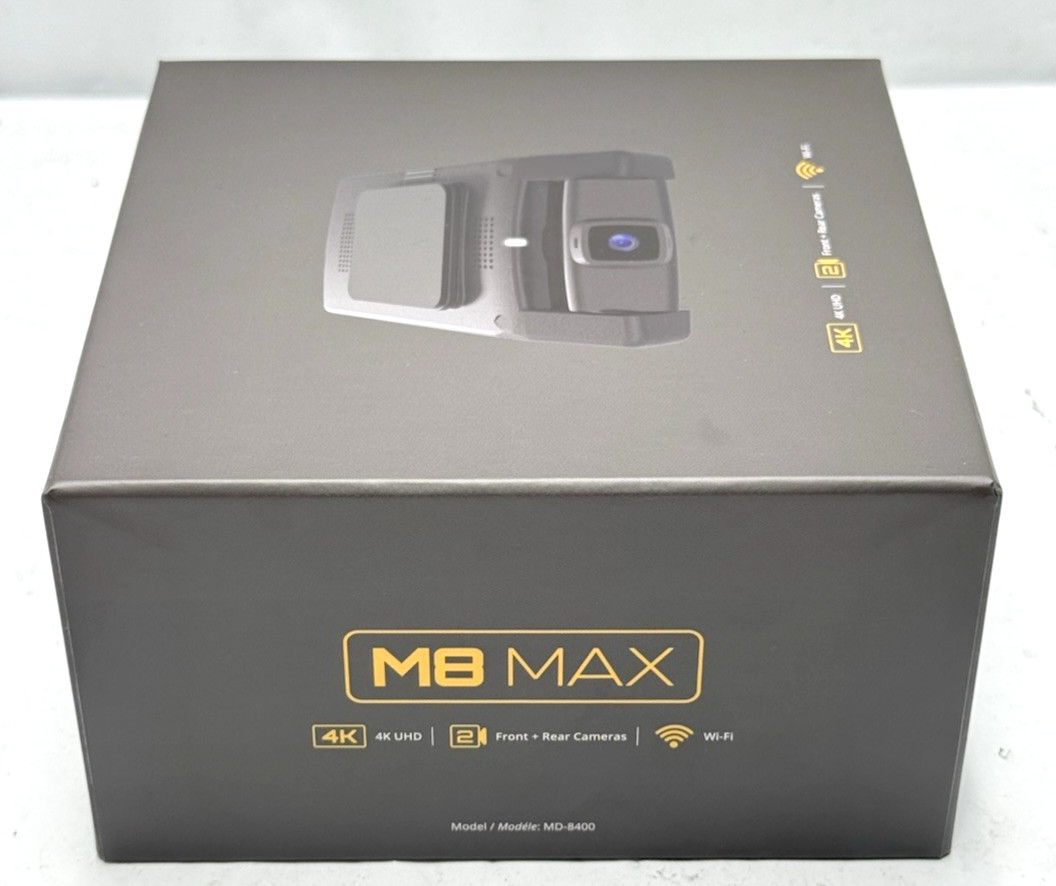 Momento MD-8400 M8 Max Front & Rear 4K UHD (2160p) Dash Camera System w/ Wi-Fi