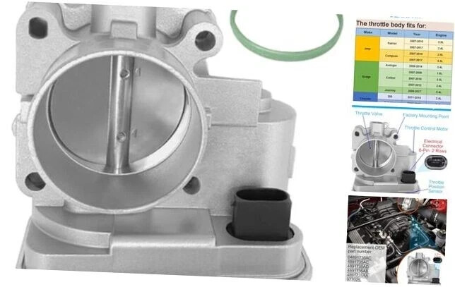 Electronic Throttle Body Fits for Jeep Patriot Compass, Dodge Avenger Caliber