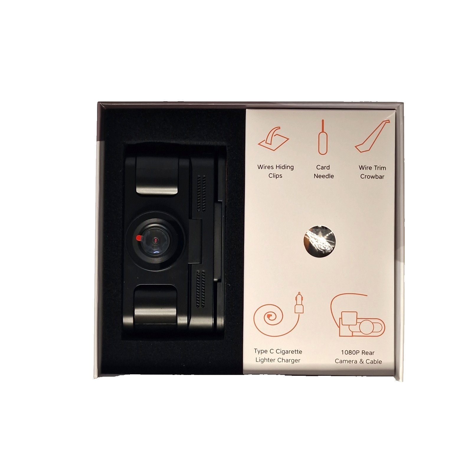 Keyroo R4-4K 360 View 4-Channel 5.8G WiFi Dash Camera – New Open Box