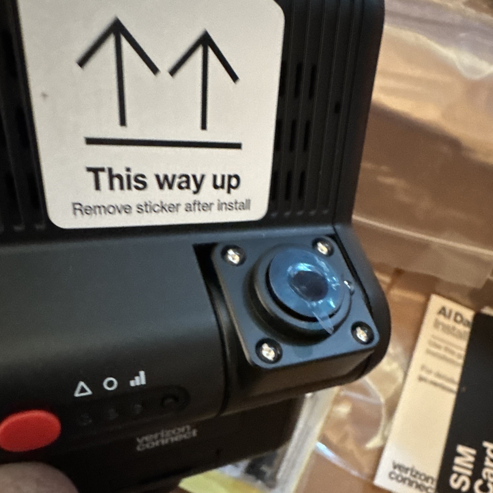 Verizon Connect AI Dual Facing Dashcam Camera KP2-VZ