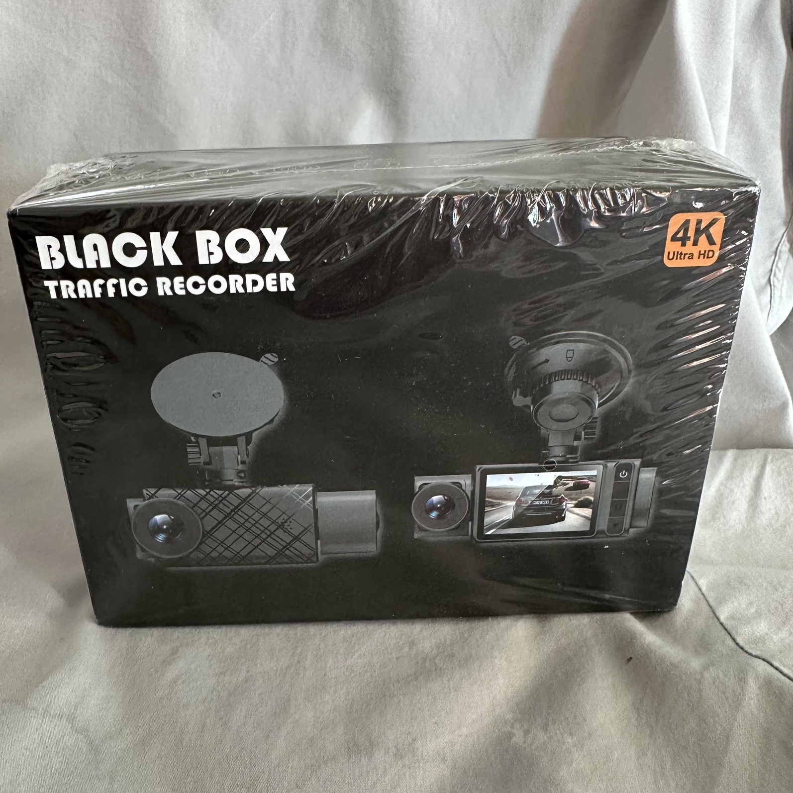 Rearview Mirror Dual Channel Recorder – Black Box Traffic Recorder -NEW SEAL