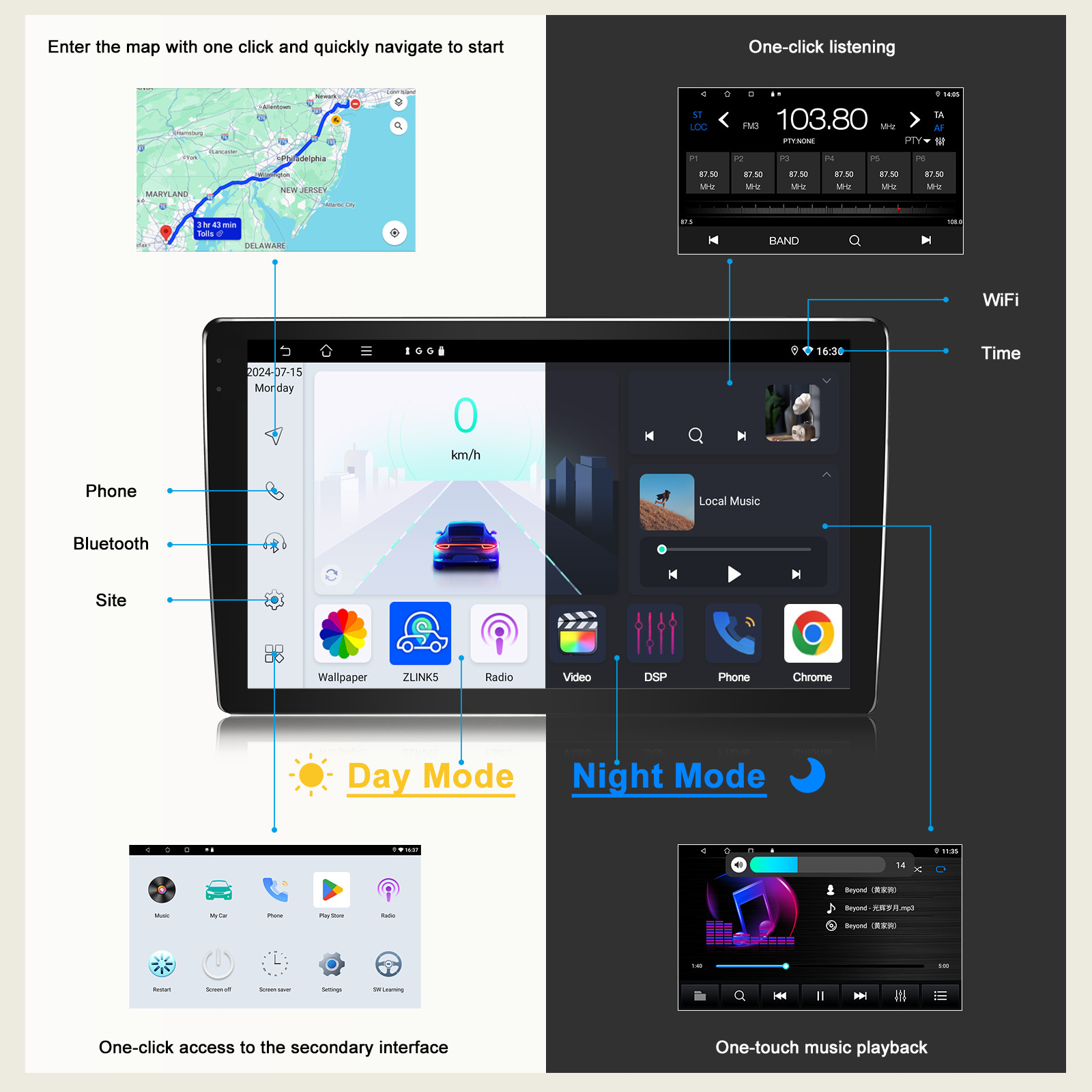9” Apple CarPlay 6+128GB Head Unit Car radio For Isuzu Dmax Mux 2012-2020