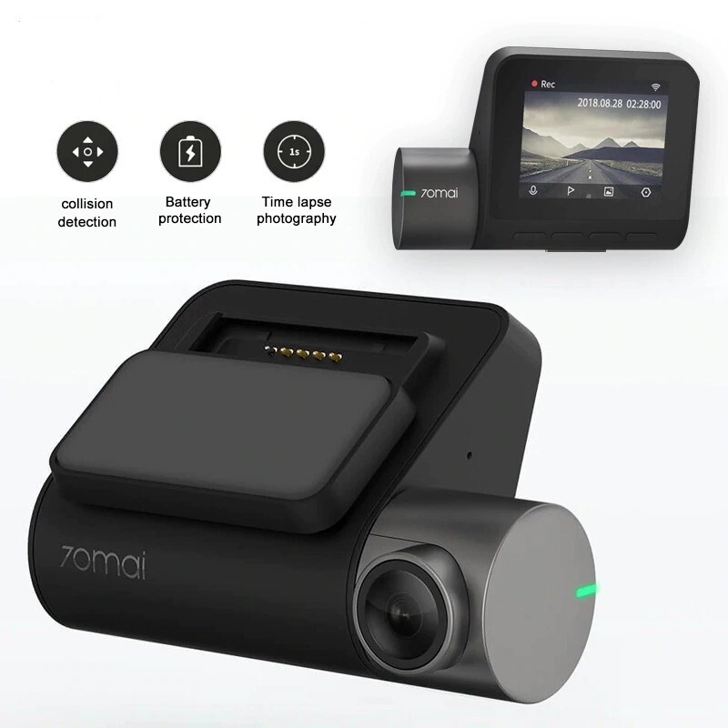 70mai Dash Cam Pro Plus+ A500S Built-in GPS for ADAS,wifi Car DVR 1944P