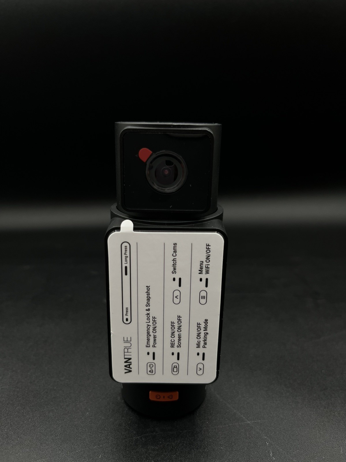 Vantrue N4S 3 Channel Dash Cam, STARVIS 2 Night Vision, Front Rear Inside