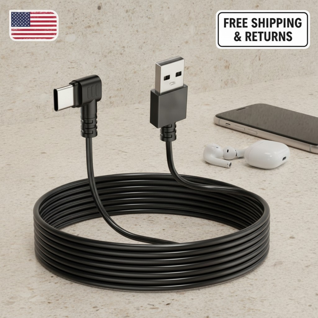 Versatile 11.5FT USB C Dash Cam Power Cable – Compatible with Top Brands