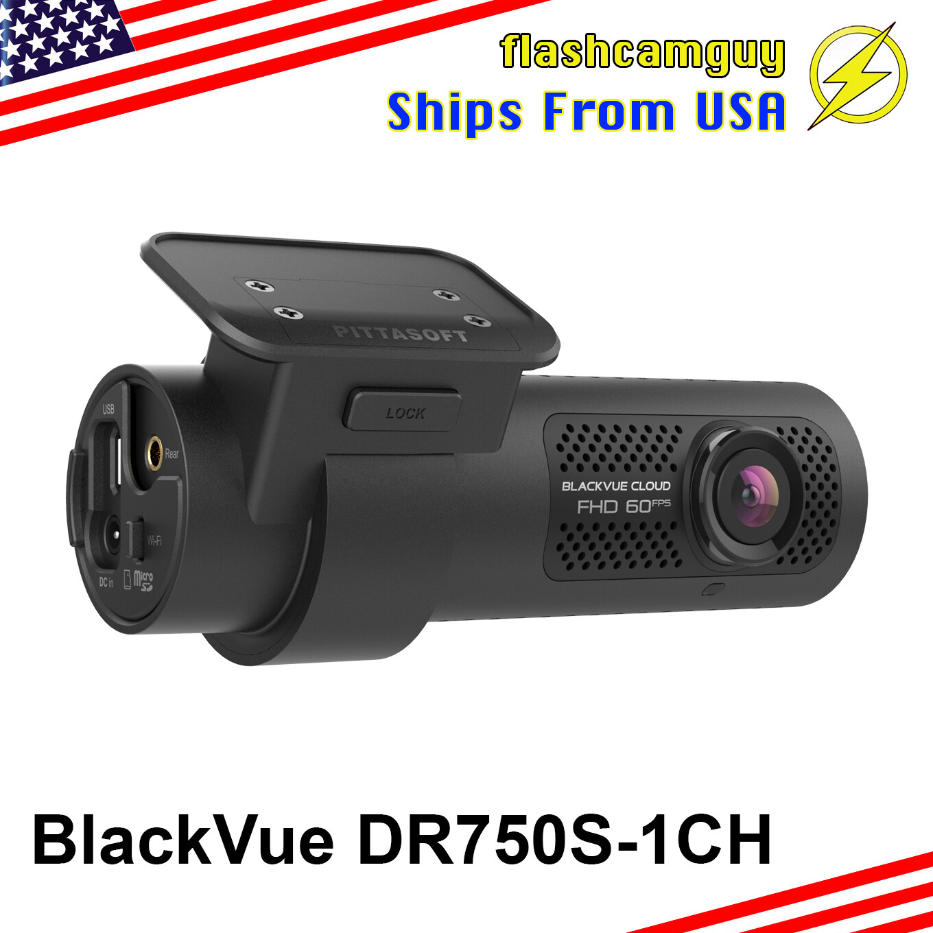 BlackVue DR750X-1CH Full HD Cloud Wi-Fi GPS 64GB Dashcam