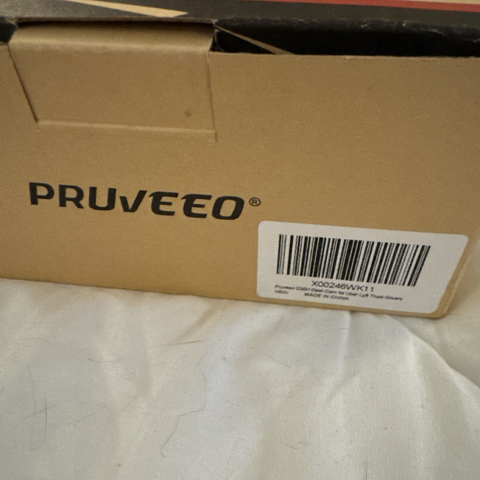 Pruveeo D30H Dash Cam with Infrared Night Vision and WiFi, Dual 1080P F/R Facing