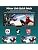 Portable CarPlay Screen for Car 10.26″ HD IPS Touchscreen with 4K Dash Cam Front