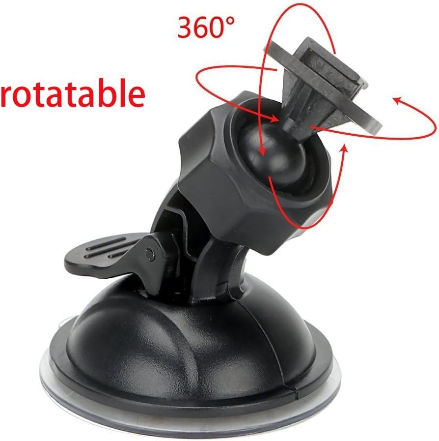 Suction Cup Mount for Yi Dash Cam 2.7′, Uniden Dashcam, Black Box G1w Dash Ca…