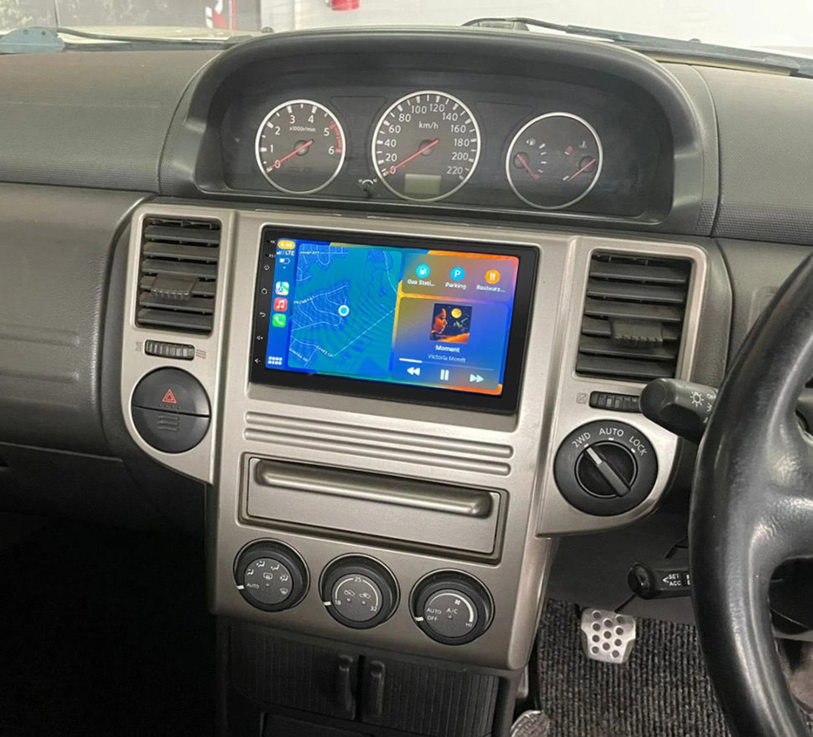 7” Apple CarPlay & Android auto Radio Upgrade Kit For Nissan X-Trail 2001-2007