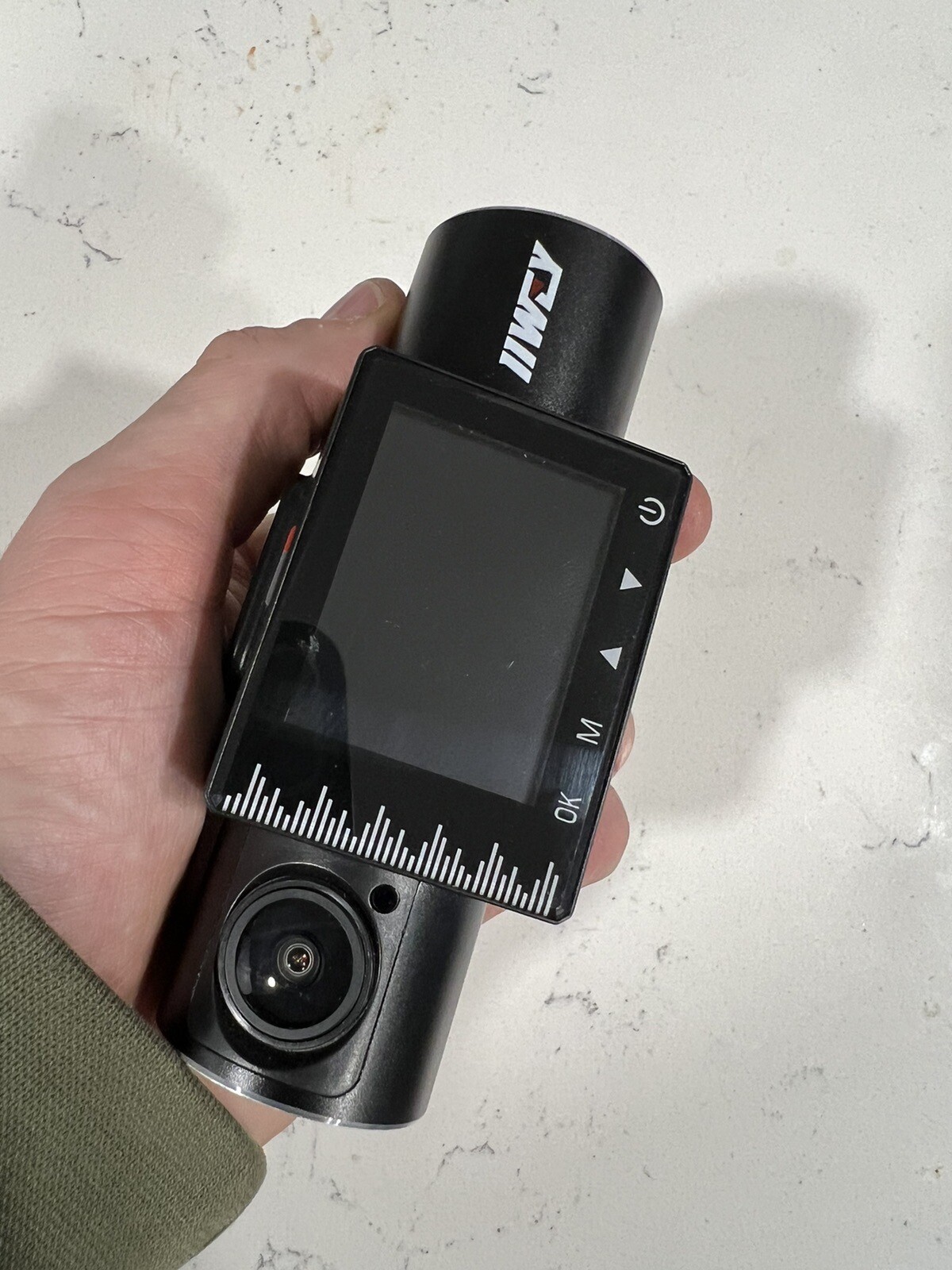 iiwey Dash Cam Front Rear and Inside 1080P Three Channels with IR Night Vision