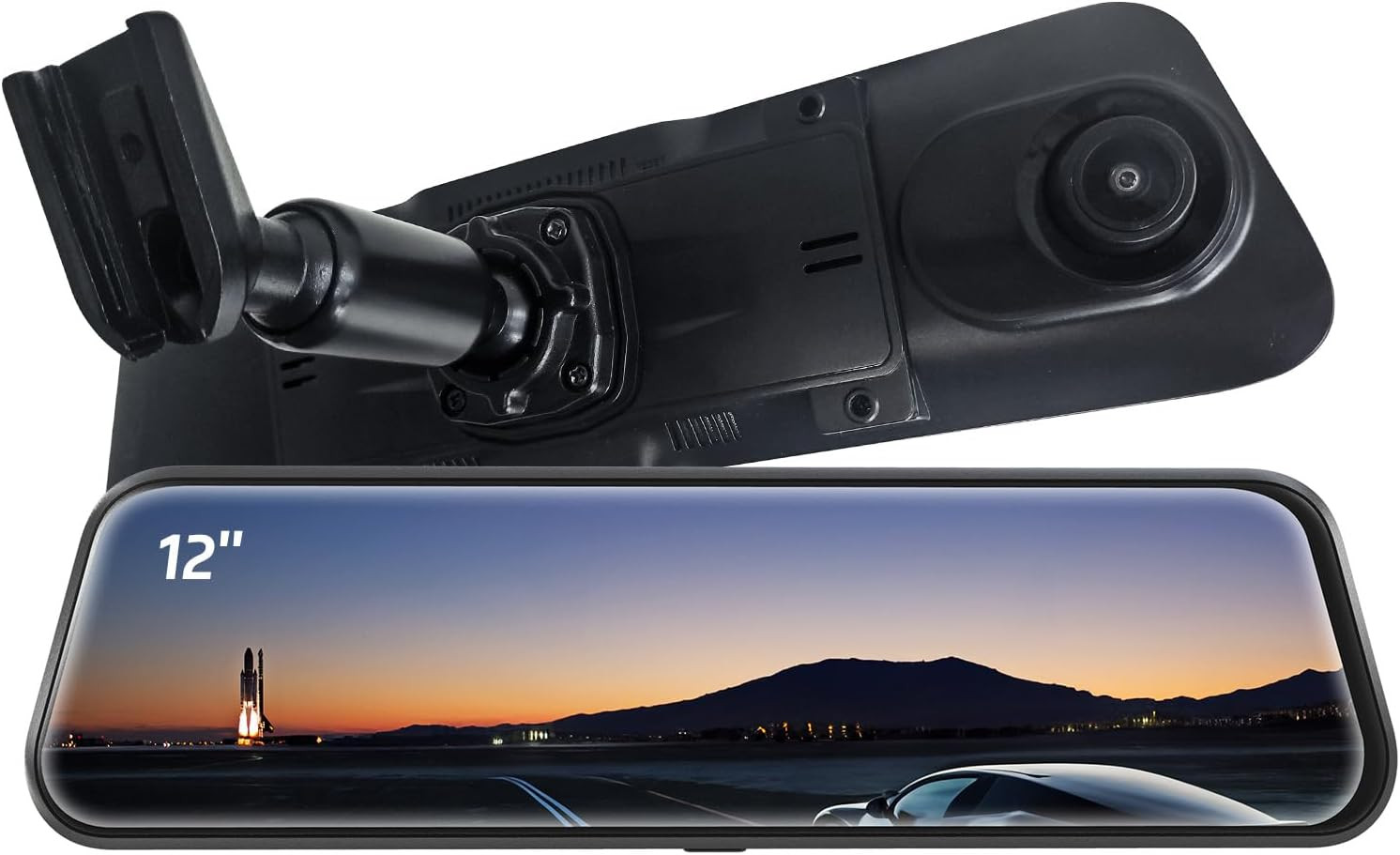 Pelsee Bracket for 12‘’ Mirror Dash Cam Rear View Dash Camera Mount(P12 Pro/P12